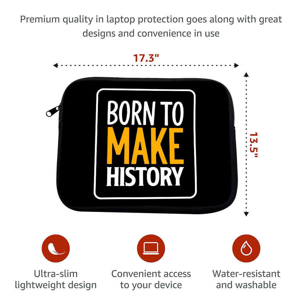 Cool Design MacBook Pro 14" Two-Sided Sleeve - Inspirational Laptop Sleeve - Illustration MacBook Sleeve