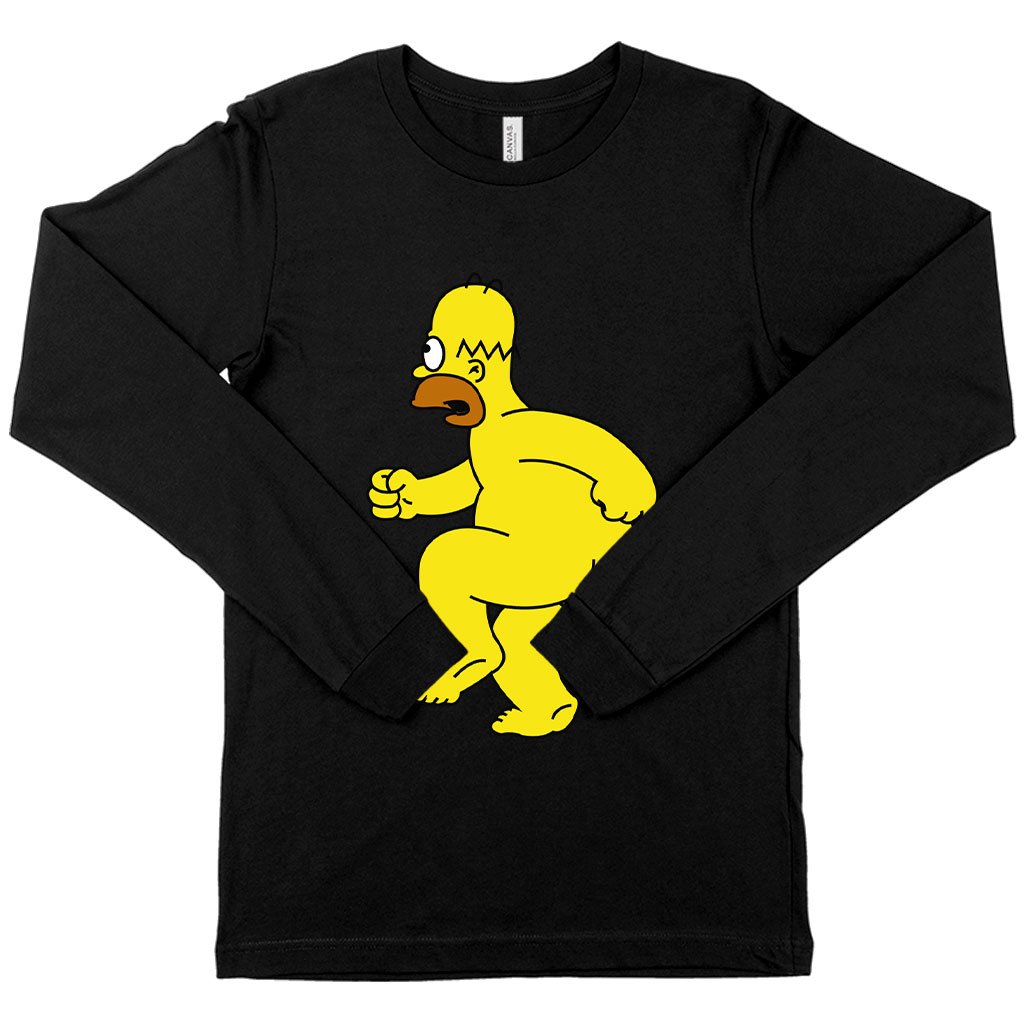 Homer Long Sleeve T-Shirt - Simpsons T-Shirts