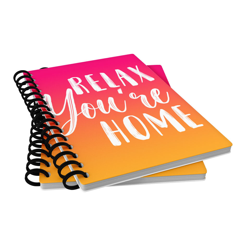 Relax Spiral Notebook - Best Design Notebook - Printed Notebook