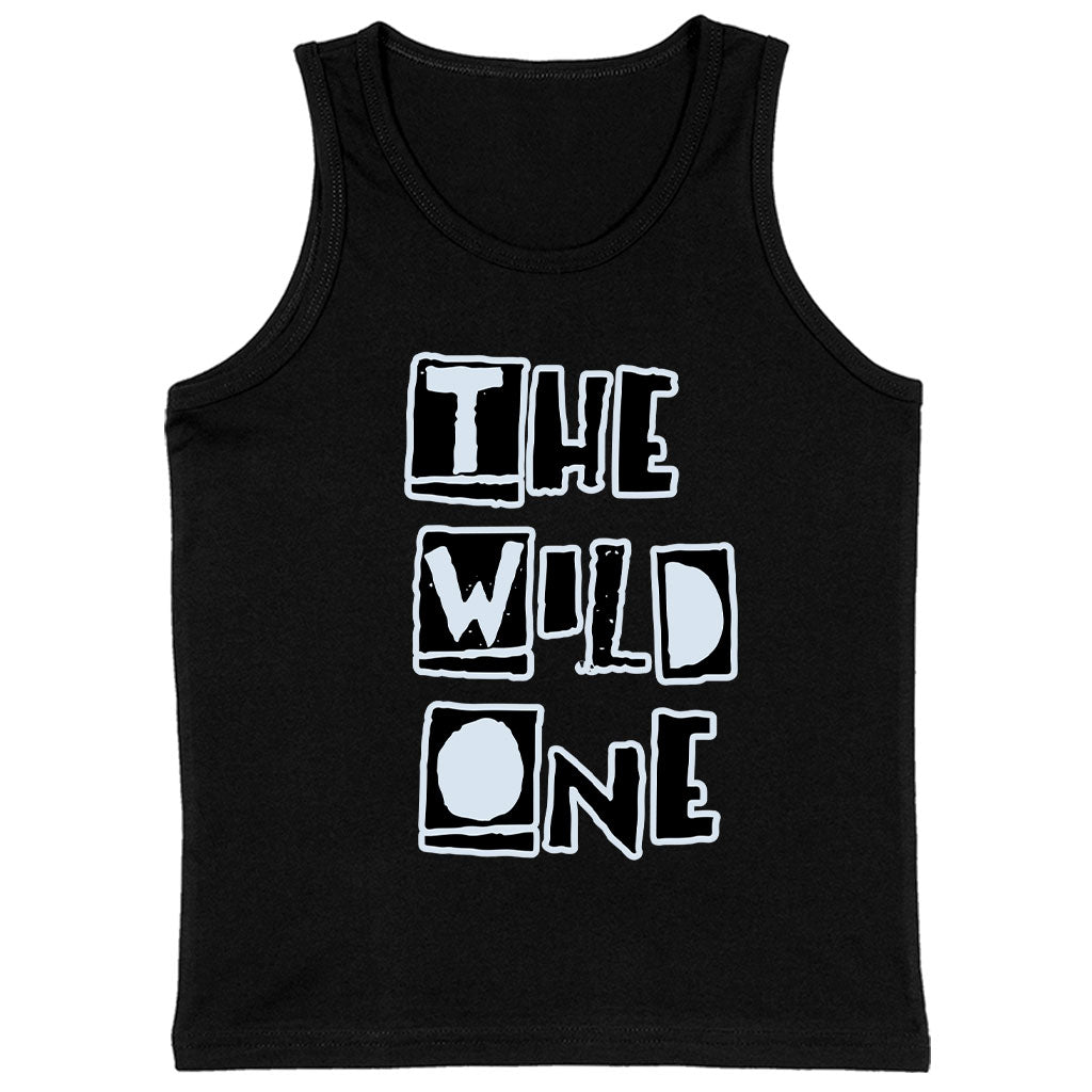 The Wild One Kids' Jersey Tank - Best Design Sleeveless T-Shirt - Trendy Kids' Tank Top