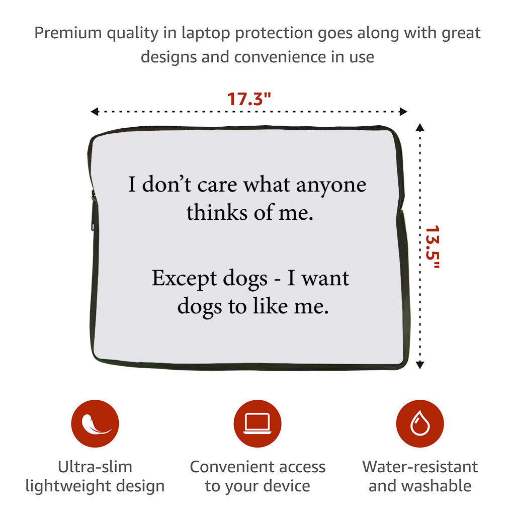 Dog Lover MacBook Air 14" Two-Sided Sleeve - Printed Laptop Sleeve - Funny MacBook Sleeve
