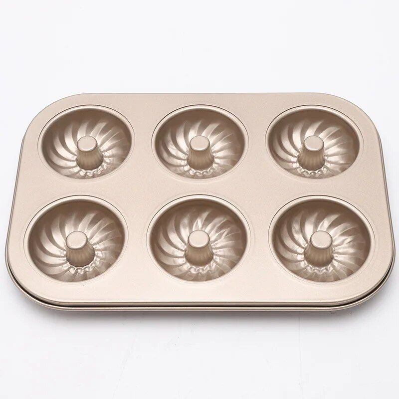 6-Hole Non-Stick Cartoon Cake & Muffin Baking Pan