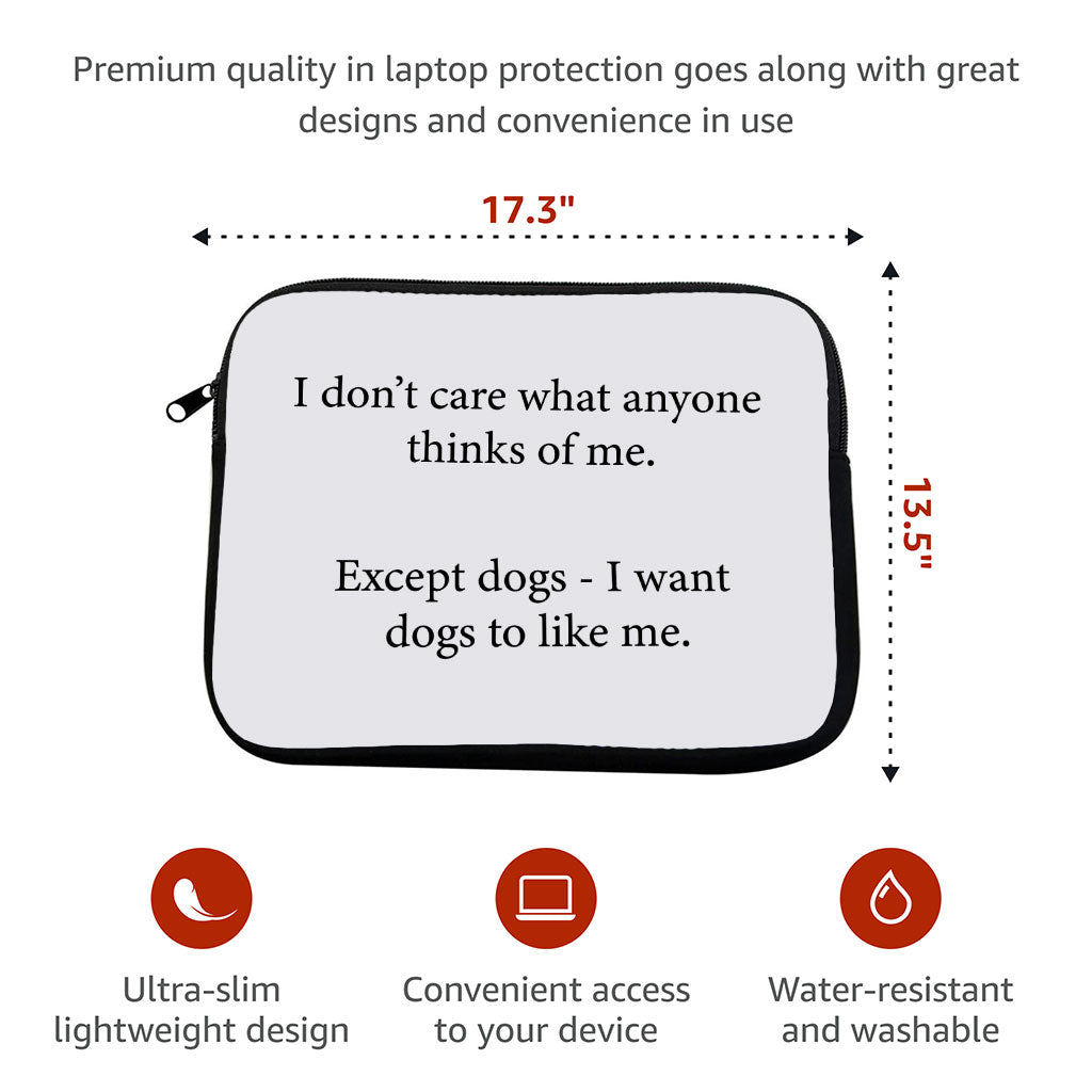 Dog Lover MacBook Pro 14" Two-Sided Sleeve - Printed Laptop Sleeve - Funny MacBook Sleeve