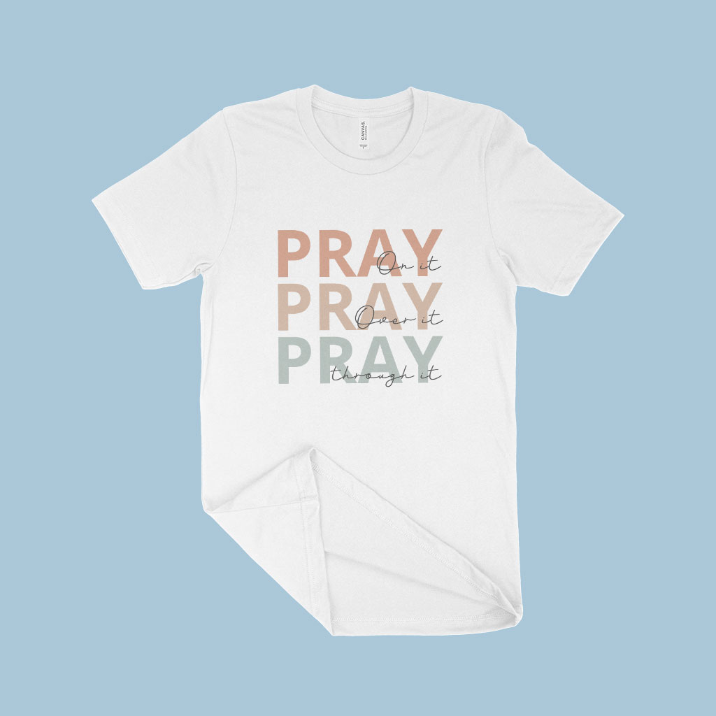 Pray On It Unisex Jersey T-Shirt Made in USA