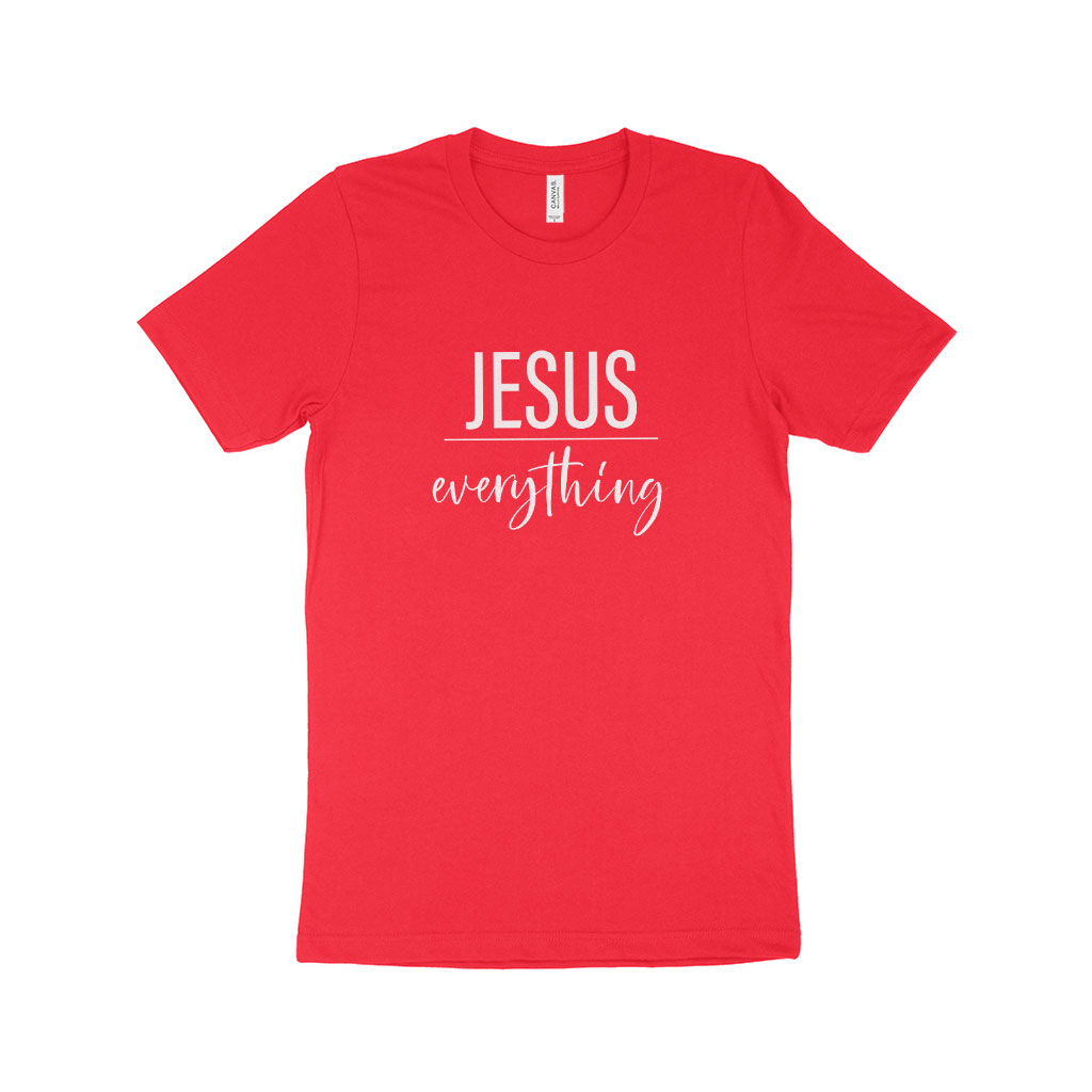 Jesus Everything Unisex Jersey T-Shirt Made in USA