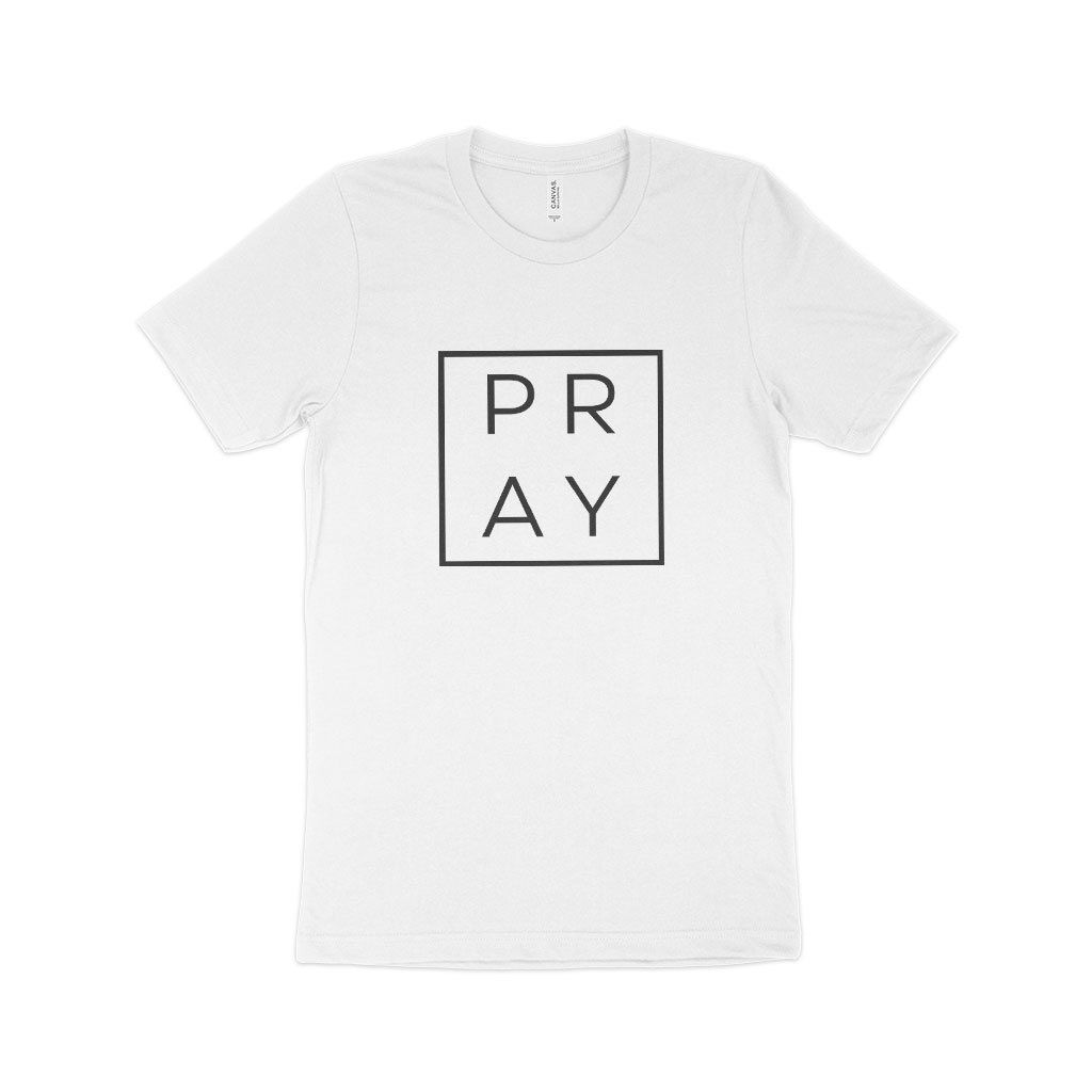 Pray Unisex Jersey T-Shirt Made in USA