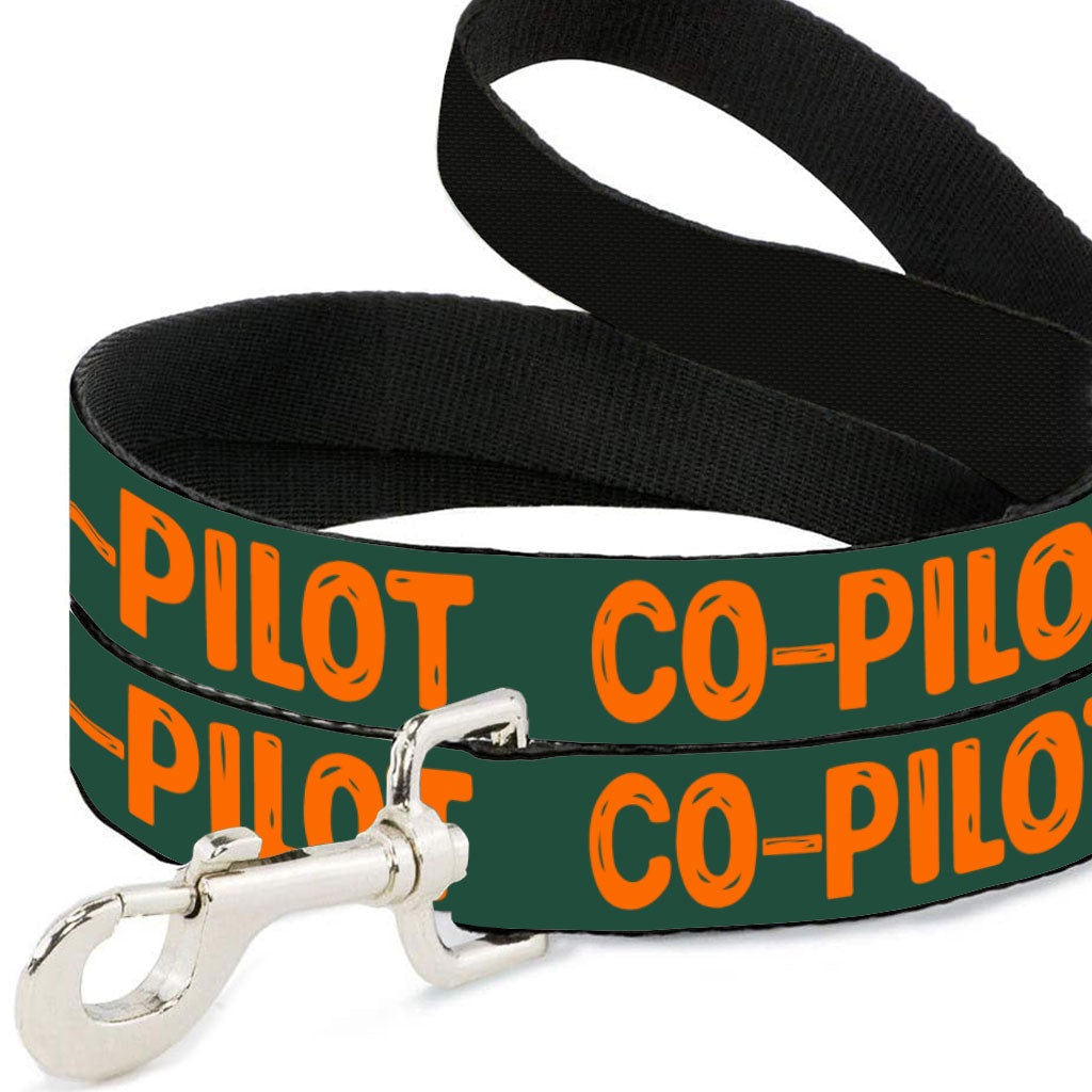 Co Pilot Pet Leash - Best Print Leash - Cool Quote Leash for Dogs
