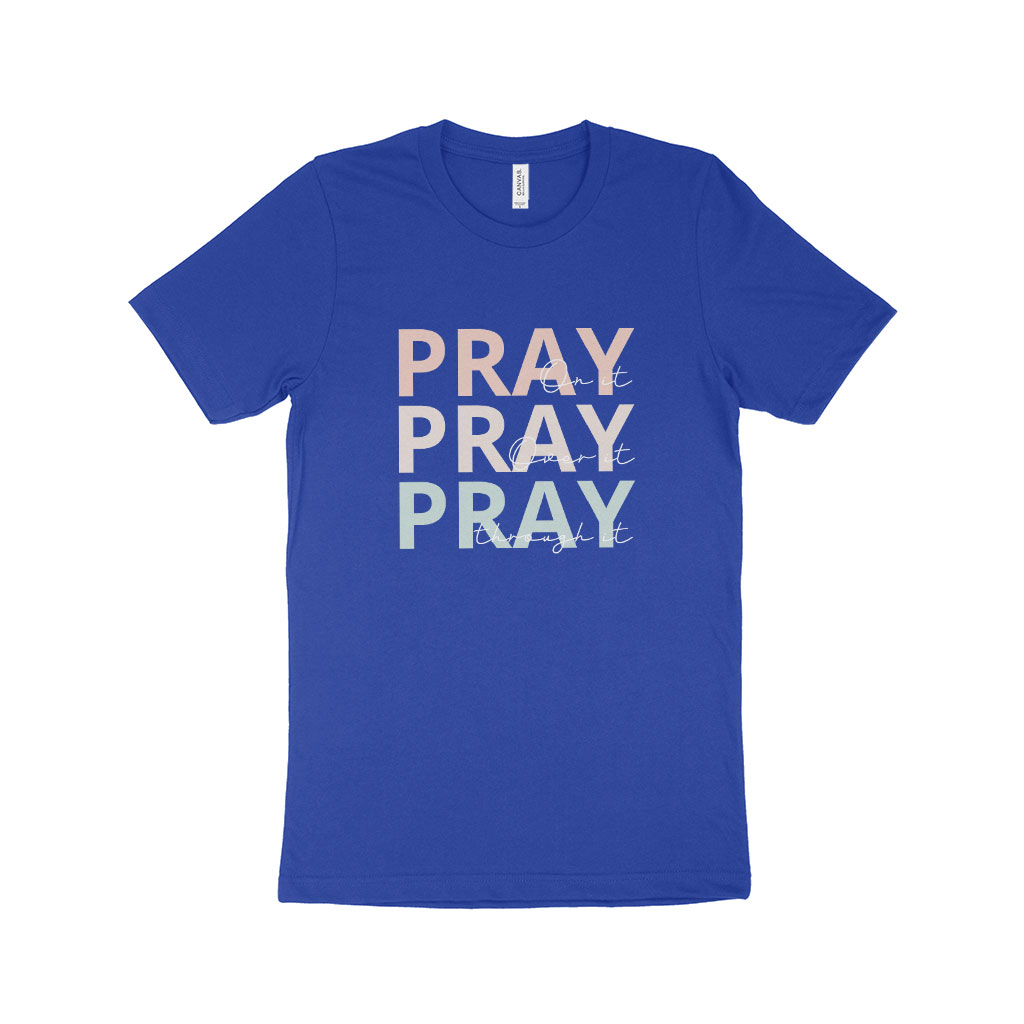 Pray On It Unisex Jersey T-Shirt Made in USA