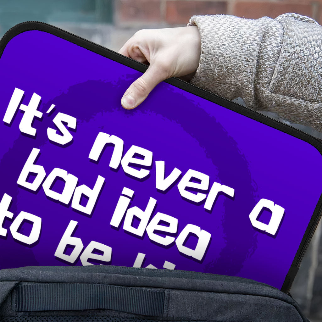 Quote iPad Sleeve - Cute Tablet Sleeve - Printed Carrying Case