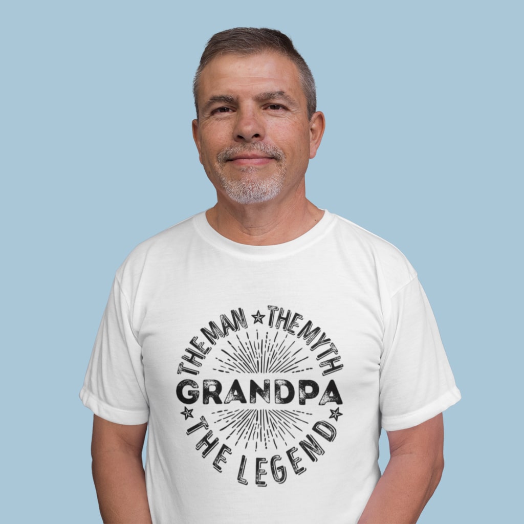 Grandpa Men’s Jersey T-Shirt Made in USA
