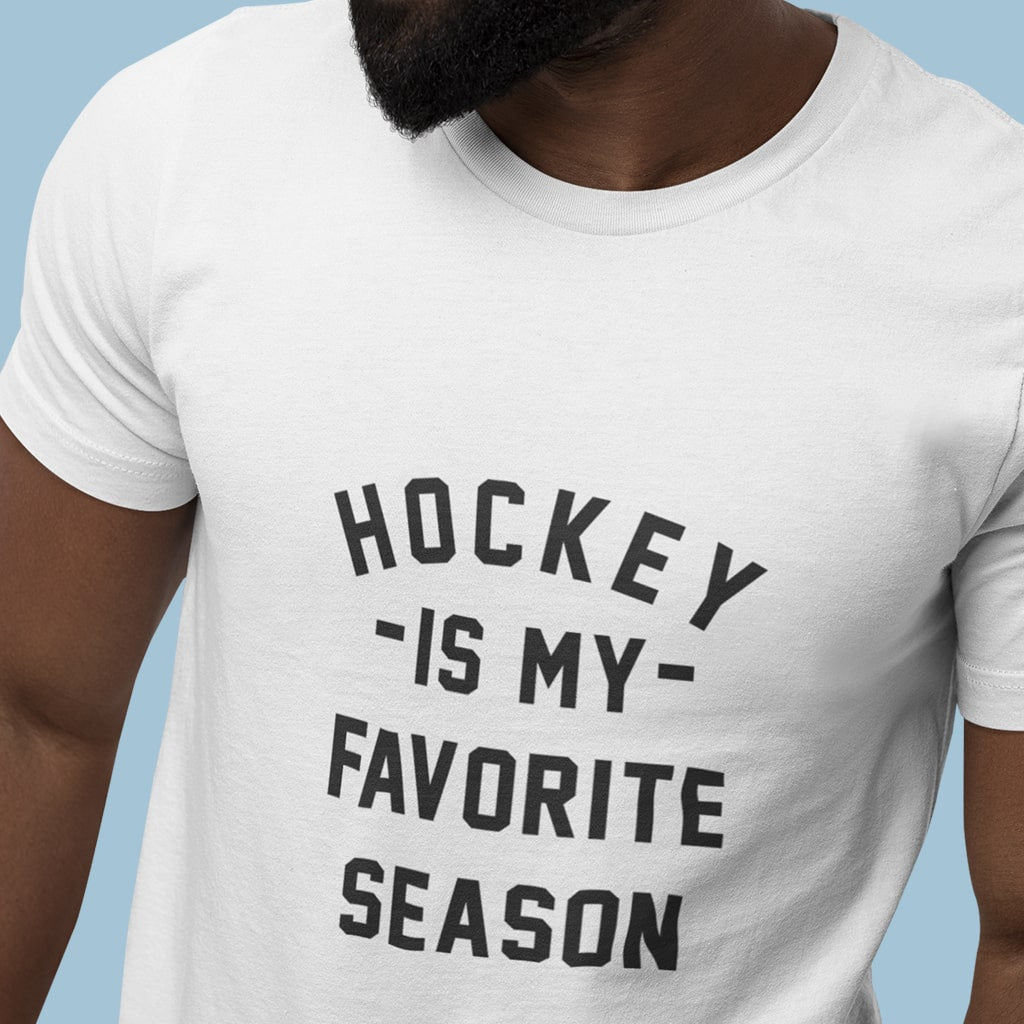 Hockey Unisex Jersey T-Shirt Made in USA
