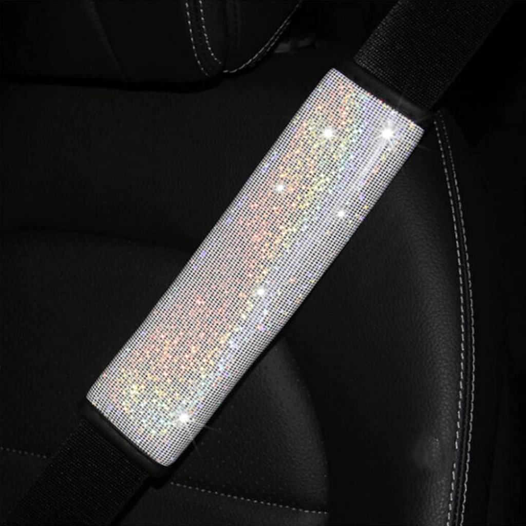 Multicolor Bling Seat Belt Strap Covers
