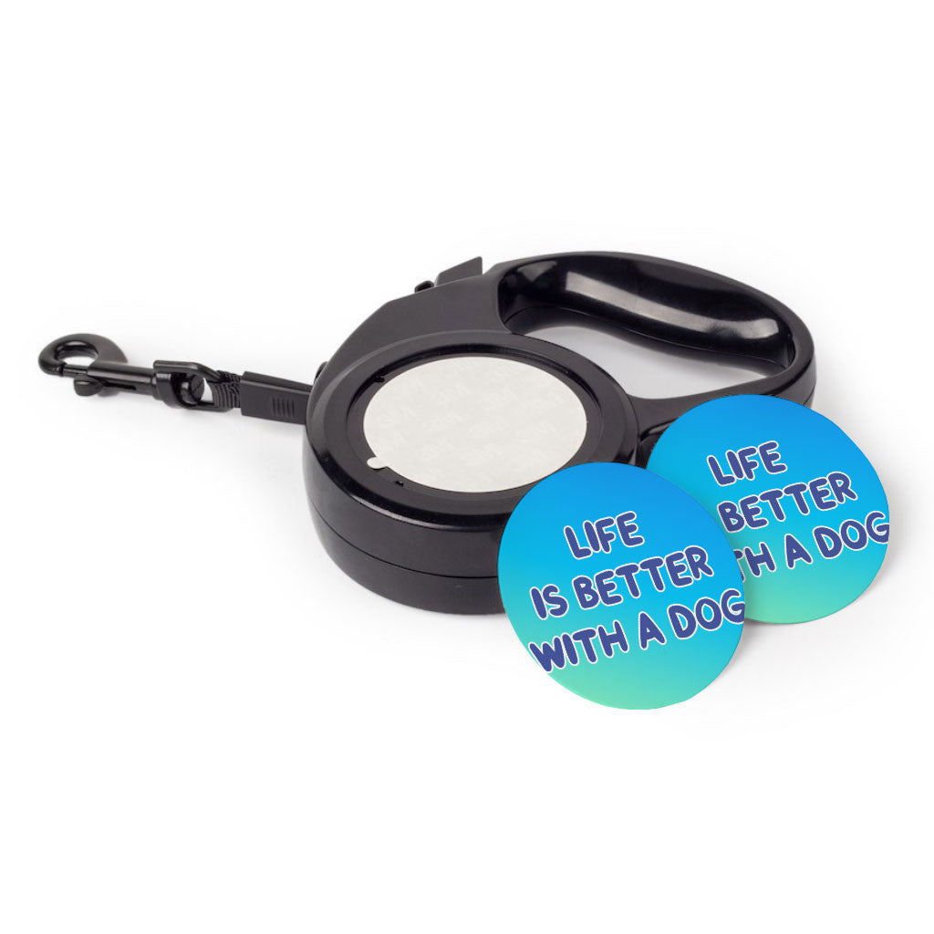 Life is Better With a Dog Retractable Pet Leash - Best Design Leash - Printed Dog Leash