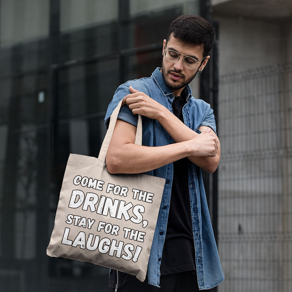 Funny Quote Small Tote Bag - Funny Saying Shopping Bag - Cool Design Tote Bag