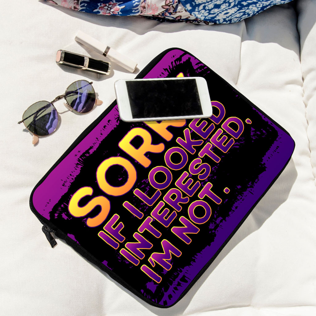 Sarcastic MacBook Pro 16" Sleeve - Graphic Laptop Sleeve - Funny Design MacBook Sleeve