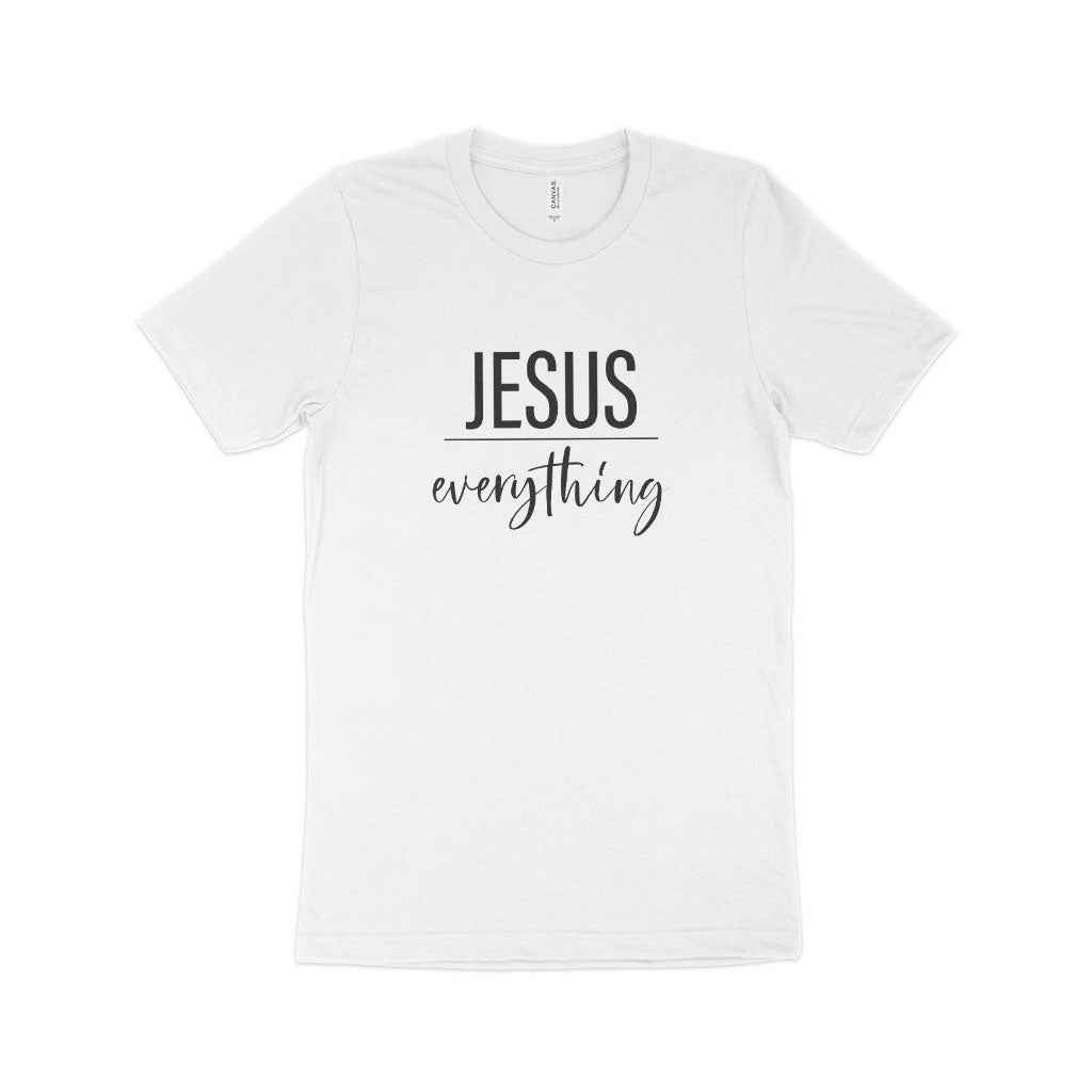 Jesus Everything Unisex Jersey T-Shirt Made in USA