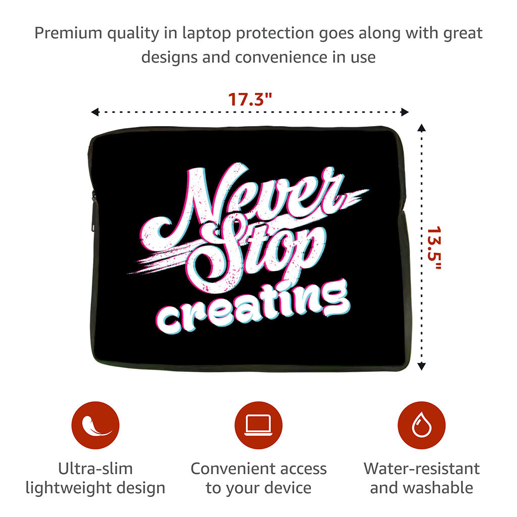 Inspirational MacBook Air 14" Two-Sided Sleeve - Graphic Laptop Sleeve - Quote MacBook Sleeve