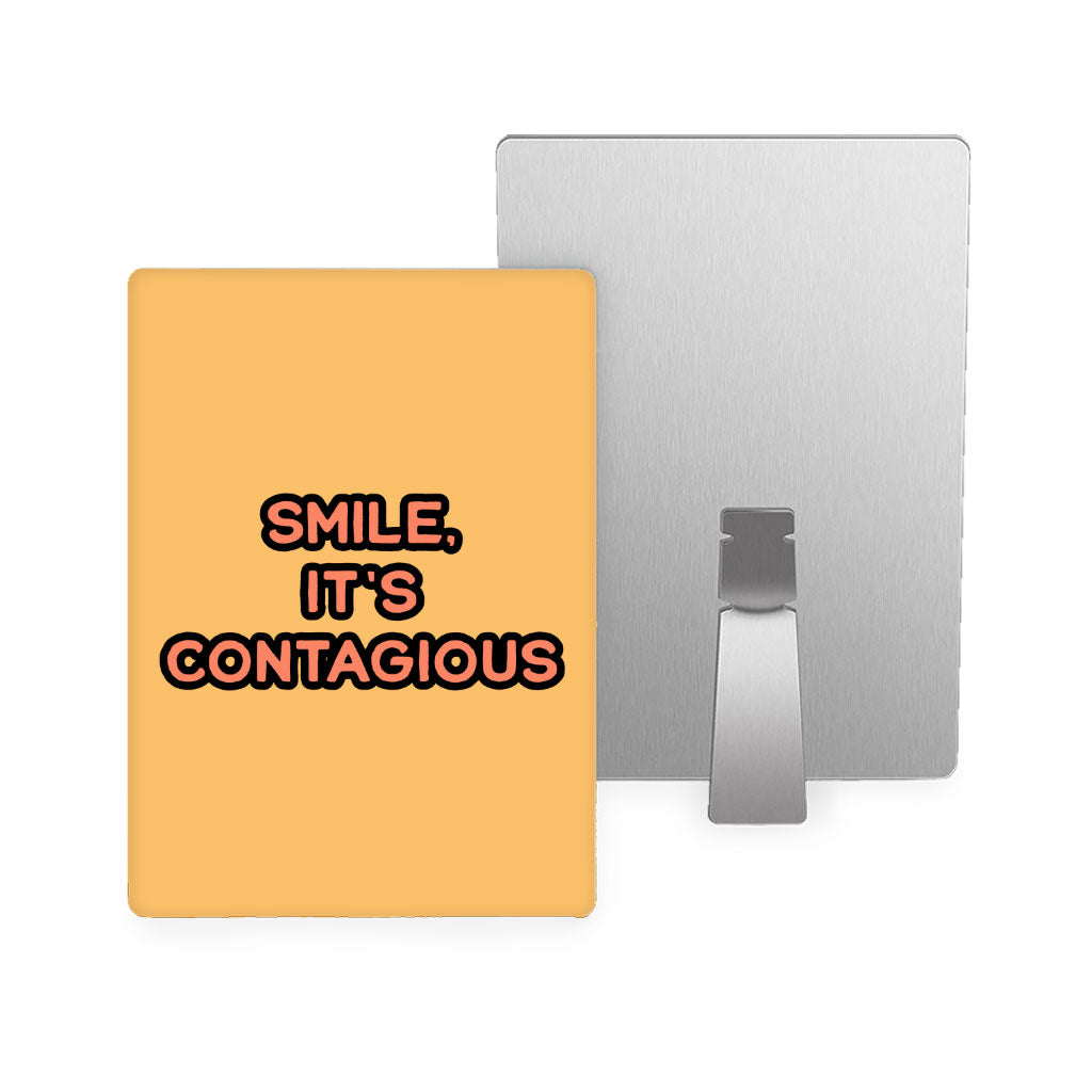 Smile Metal Photo Prints - Funny Decor Pictures - Cool Trendy Decor Pictures