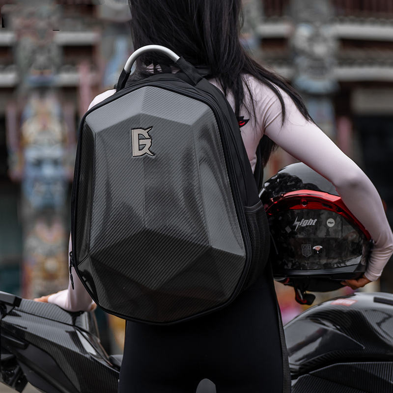 Waterproof Oxford Cloth Motorcycle Riding Backpack with TSA Lock