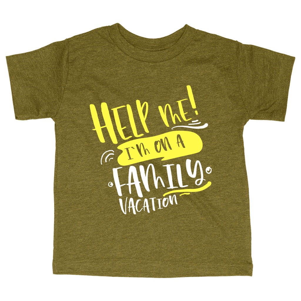 Triblend Toddler Help Me T-Shirt - Holiday T-Shirts for Family - Funny Family T-Shirt