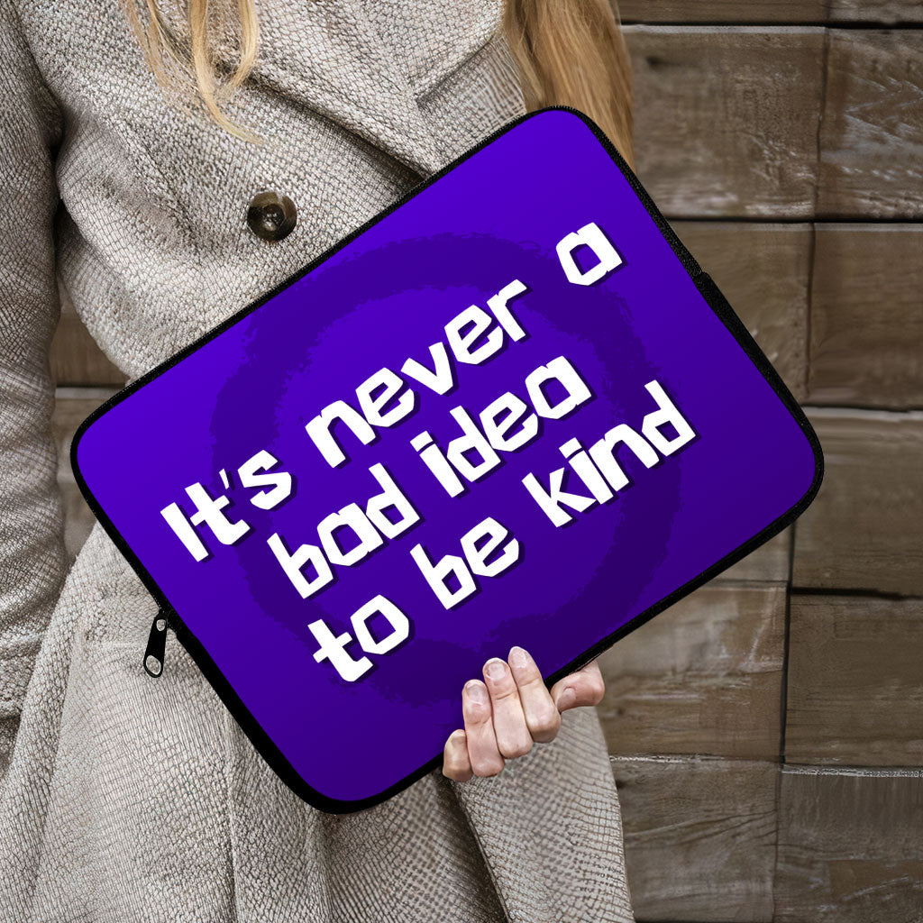Quote iPad Sleeve - Cute Tablet Sleeve - Printed Carrying Case