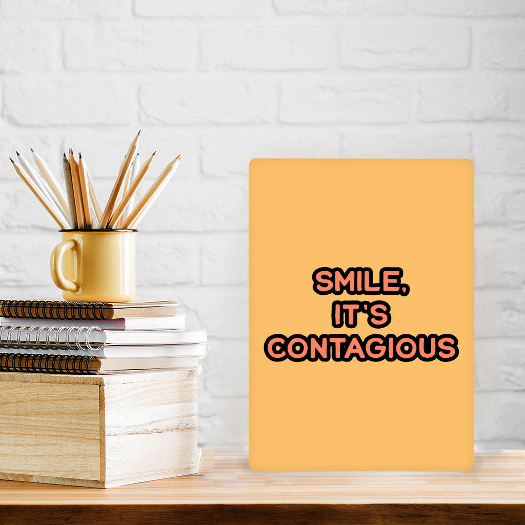 Smile Metal Photo Prints - Funny Decor Pictures - Cool Trendy Decor Pictures