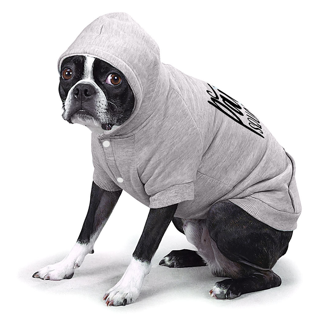 Paw Squad Dog Hoodie with Pocket - Graphic Dog Coat - Unique Dog Clothing
