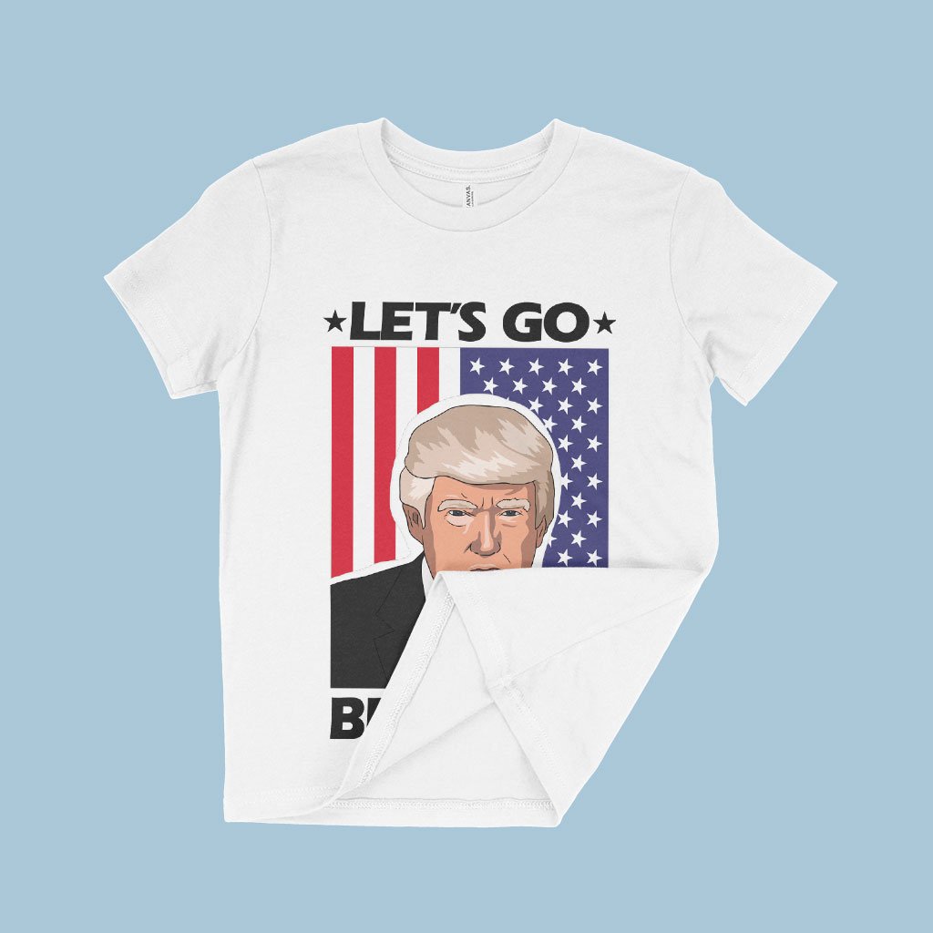 Let's Go Brandon US Flag T-Shirt - Kids' Donald Trump T-Shirt - Trump Gear