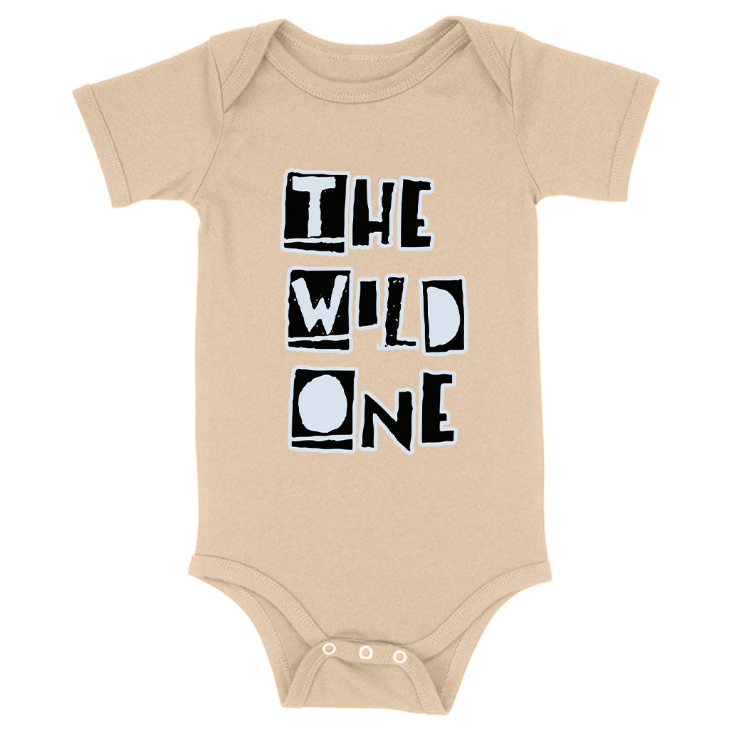 The Wild One Baby Jersey Onesie - Best Design Baby Bodysuit - Trendy Baby One-Piece