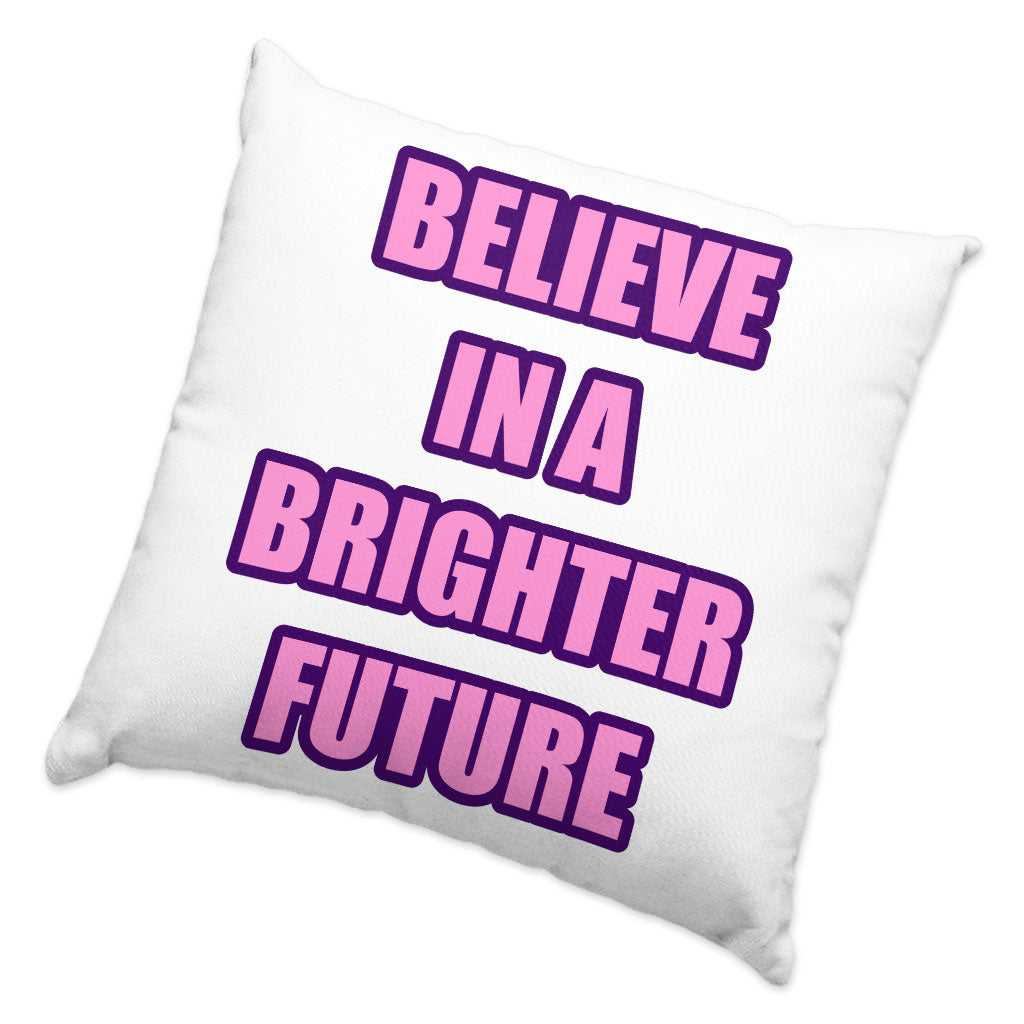 Believe Square Pillow Cases - Cool Pillow Covers - Graphic Pillowcases