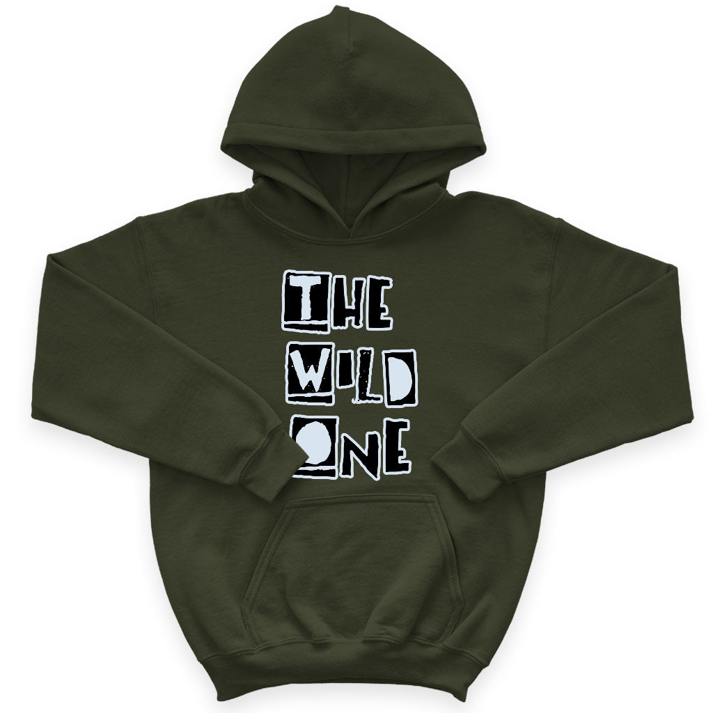 The Wild One Kids' Sponge Fleece Hoodie - Best Design Kids' Hoodie - Trendy Hoodie for Kids