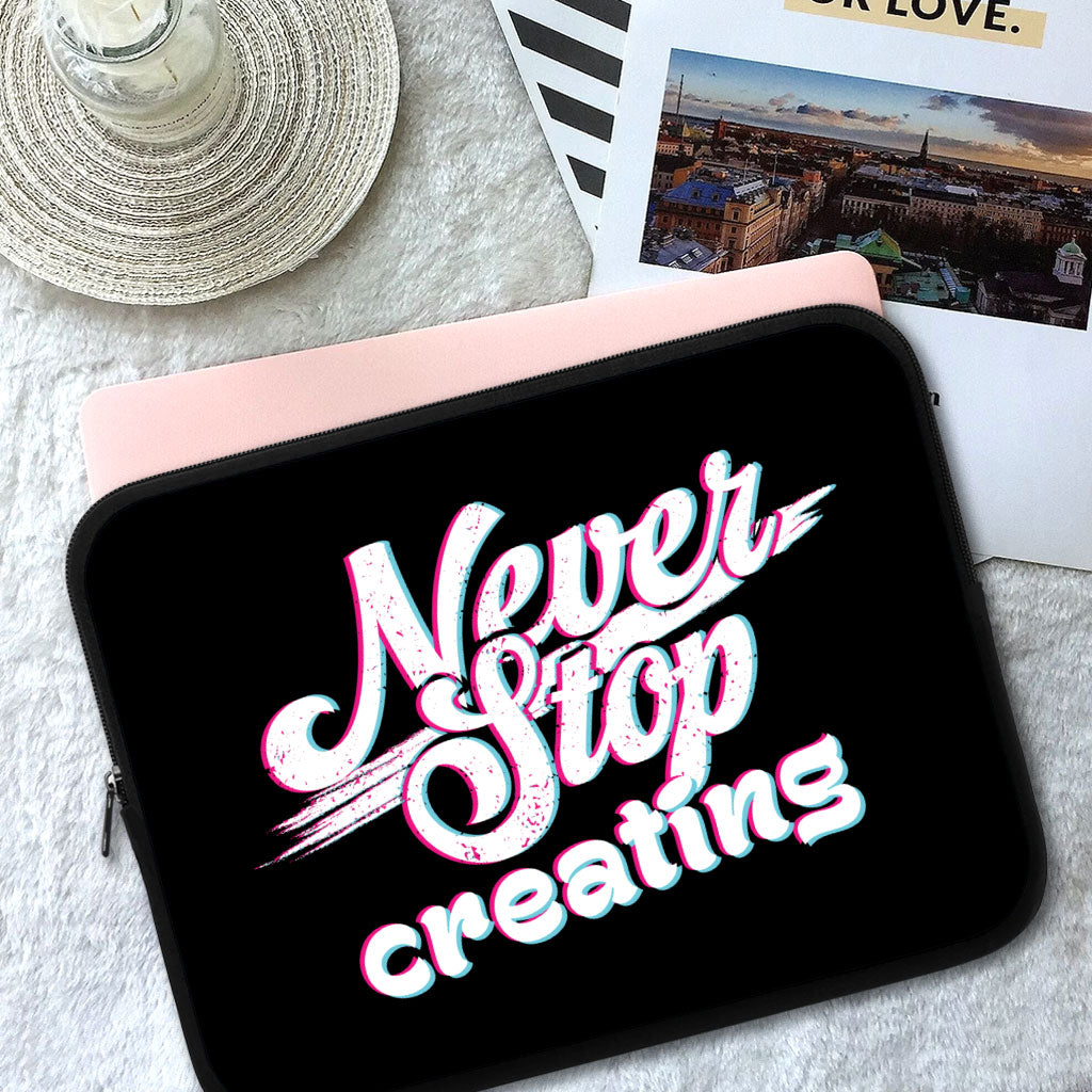 Inspirational HP 16" Sleeve - Graphic Laptop Sleeve - Quote Laptop Sleeve with Zipper