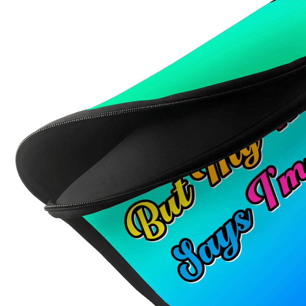 Colorful Dell 16" Two-Sided Sleeve - Quote Laptop Sleeve - Funny Laptop Sleeve with Zipper