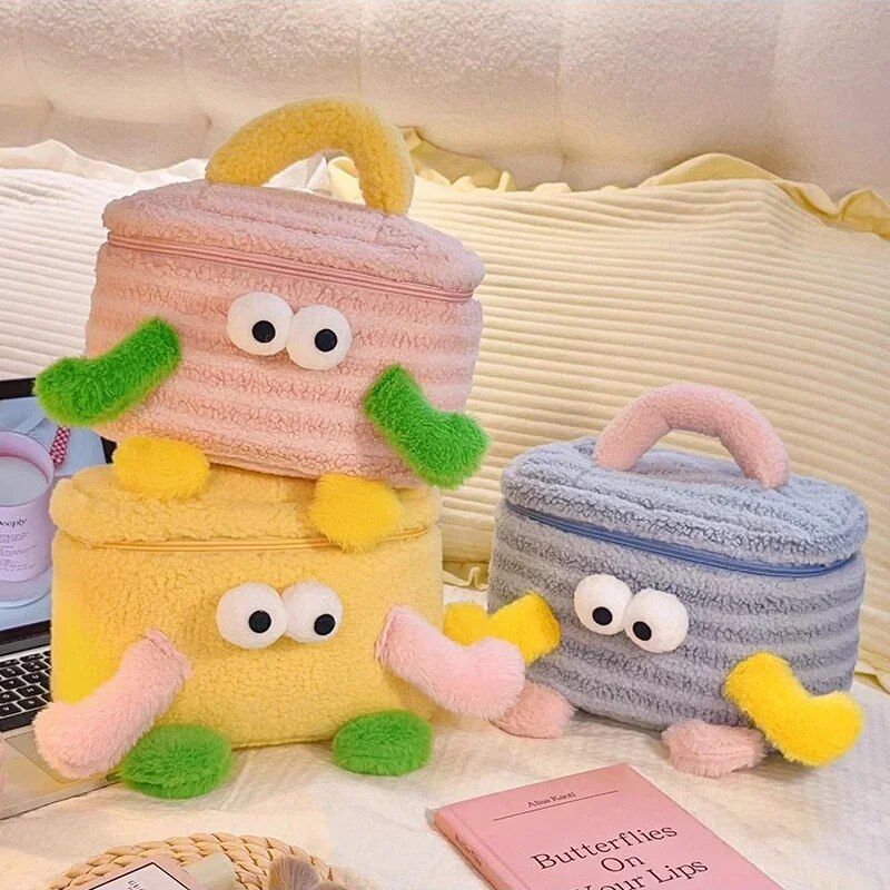 Charming Plush Travel Cosmetic Bag
