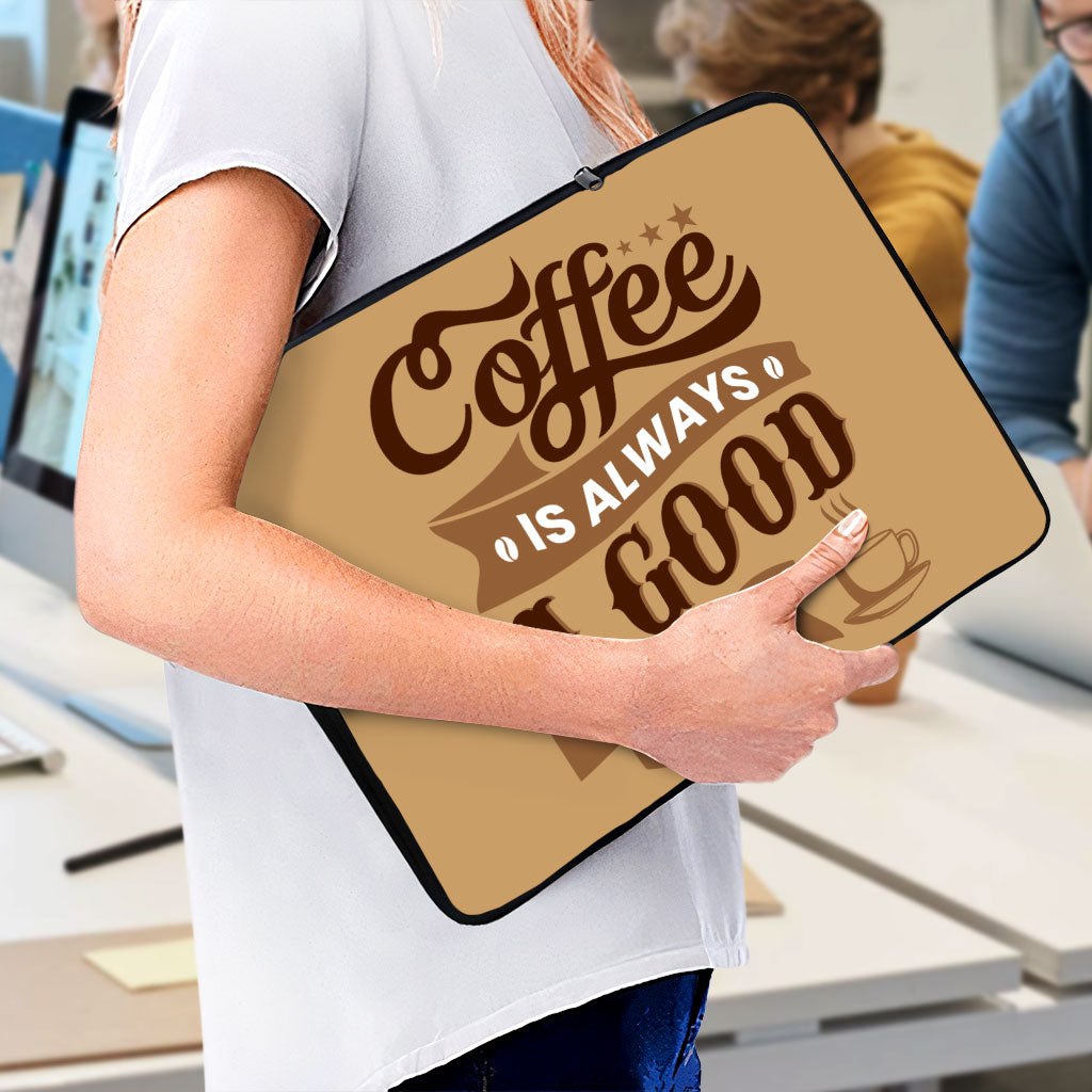 Coffee MacBook Pro 16" Two-Sided Sleeve - Creative Laptop Sleeve - Themed MacBook Sleeve