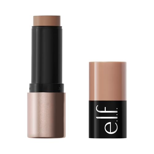 e.l.f. Soft Glam Cream Bronzer Stick, Sun-Kissed Soft Glow, Light-Medium | Butter-Soft Blendable Formula, Satin Sculpted Finish, Buildable Warmth & High-Impact Color, Vegan & Cruelty-Free