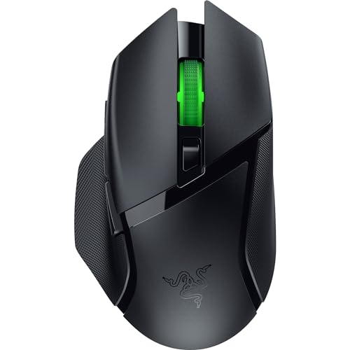 Razer Basilisk V3 X HyperSpeed Customizable Wireless Gaming Mouse, Black | Mechanical Switches Gen-2, 5G Advanced 18K Optical Sensor, Chroma RGB, 9 Programmable Controls, 285 Hr Battery