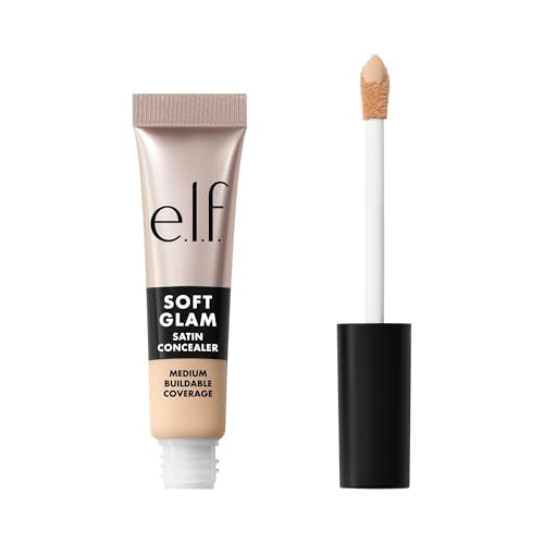 e.l.f. Soft Glam Satin Concealer, Medium Coverage, 13 Fair Neutral