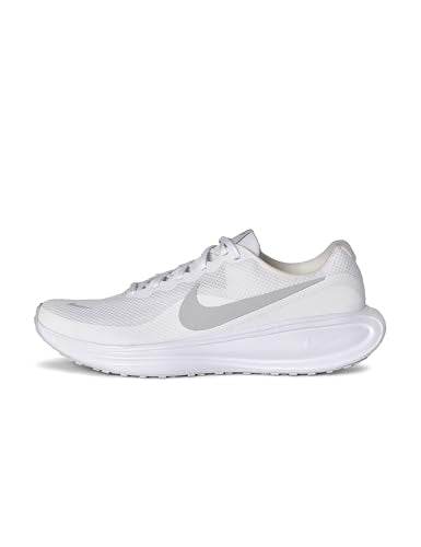 Nike Men's Revolution 8 Road Running Shoes, White/Pure Platinum, 10