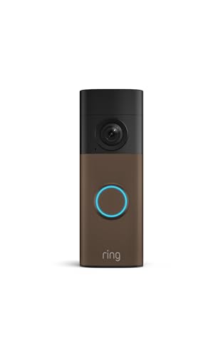Ring Battery Doorbell 2K (newest model) Retinal 2K with wide-angle video, up to 6x Enhanced Zoom, Two-Way Talk, and Built-In Battery, Matte Mocha