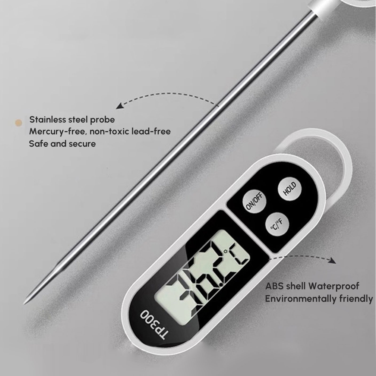 Instant Read Digital Grill Kitchen Meat Thermometer Probe BBQ Oven