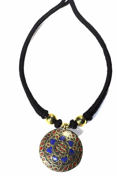 Mosaic Medallion Necklace