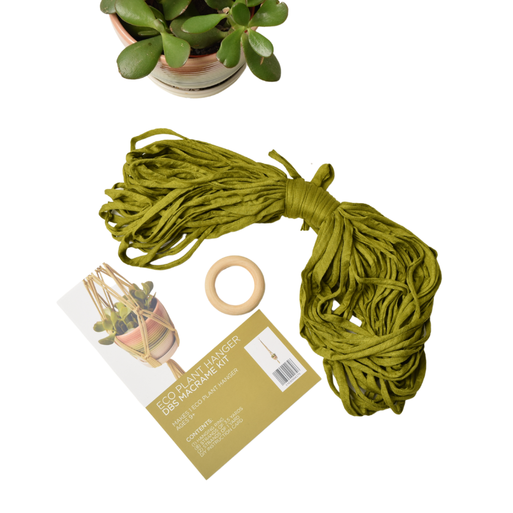 DIY Eco Macramé Plant Hanger Kit NEW