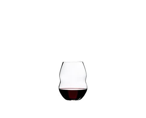 Riedel Swirl Wine Glass, 2 Count (Pack of 1), Clear