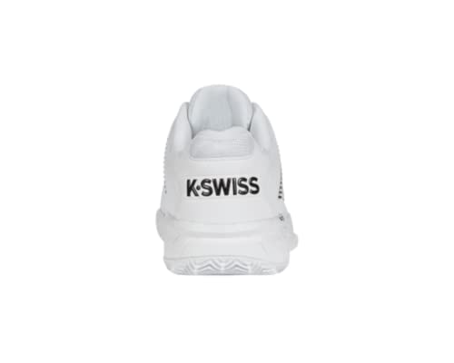 K-Swiss Men's Hypercourt Express 2 HB Tennis Shoe, White/Peacoat/Silver, 11 M