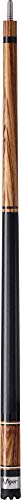 Viper Naturals 58" 2-Piece Billiard/Pool Cue, Zebrawood, 19 Ounce