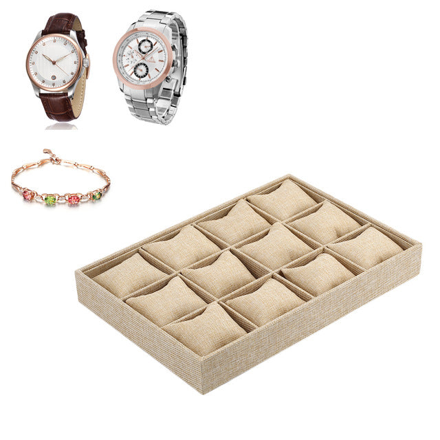 12 Grids Watch Display Case Bracelet Jewelry