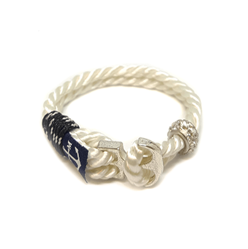 Crystal Beads Anchor Nautical Bracelet