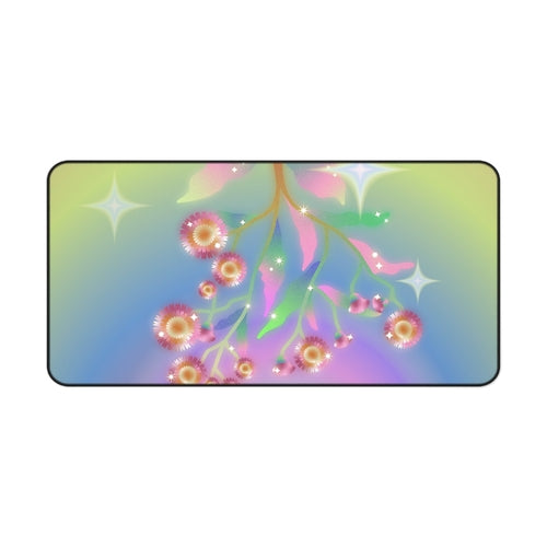 Virtual Flowers Desk Mat