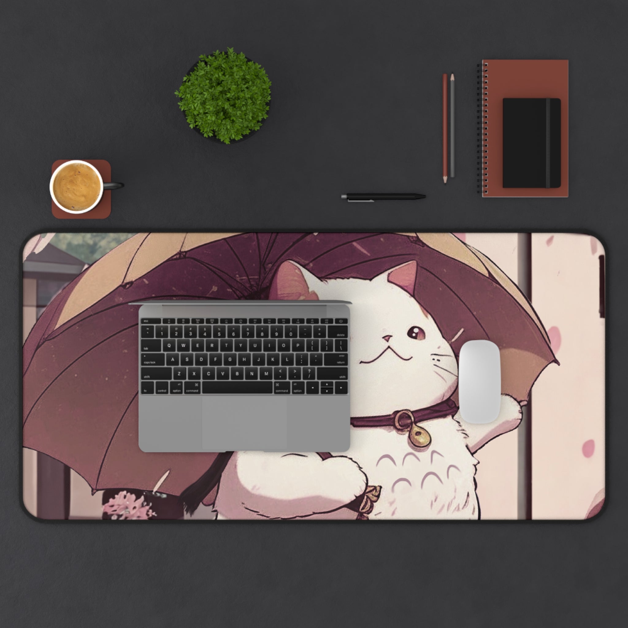 Anime Cat Desk Mat